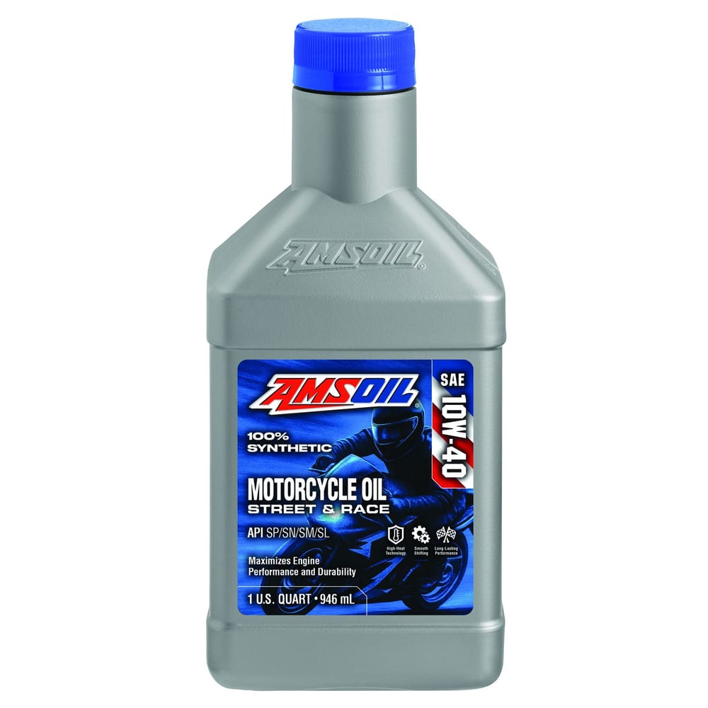 10W-40 100% Synthetic Motorcycle Oil