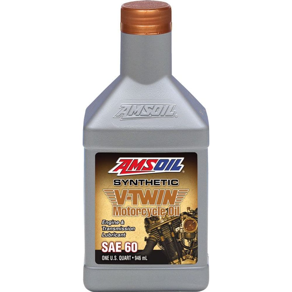 SAE 60 100% Synthetic V-Twin Motorcycle Oil
