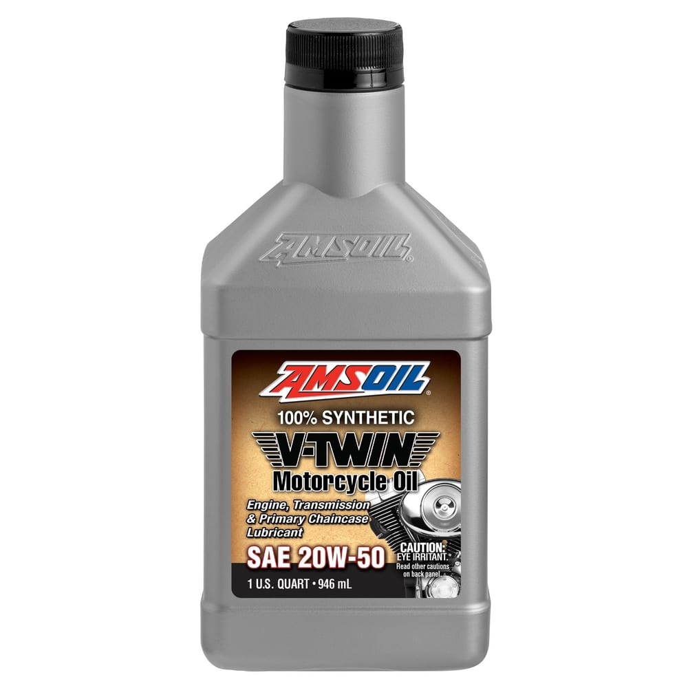 20W-50 100% Synthetic V-Twin Motorcycle Oil