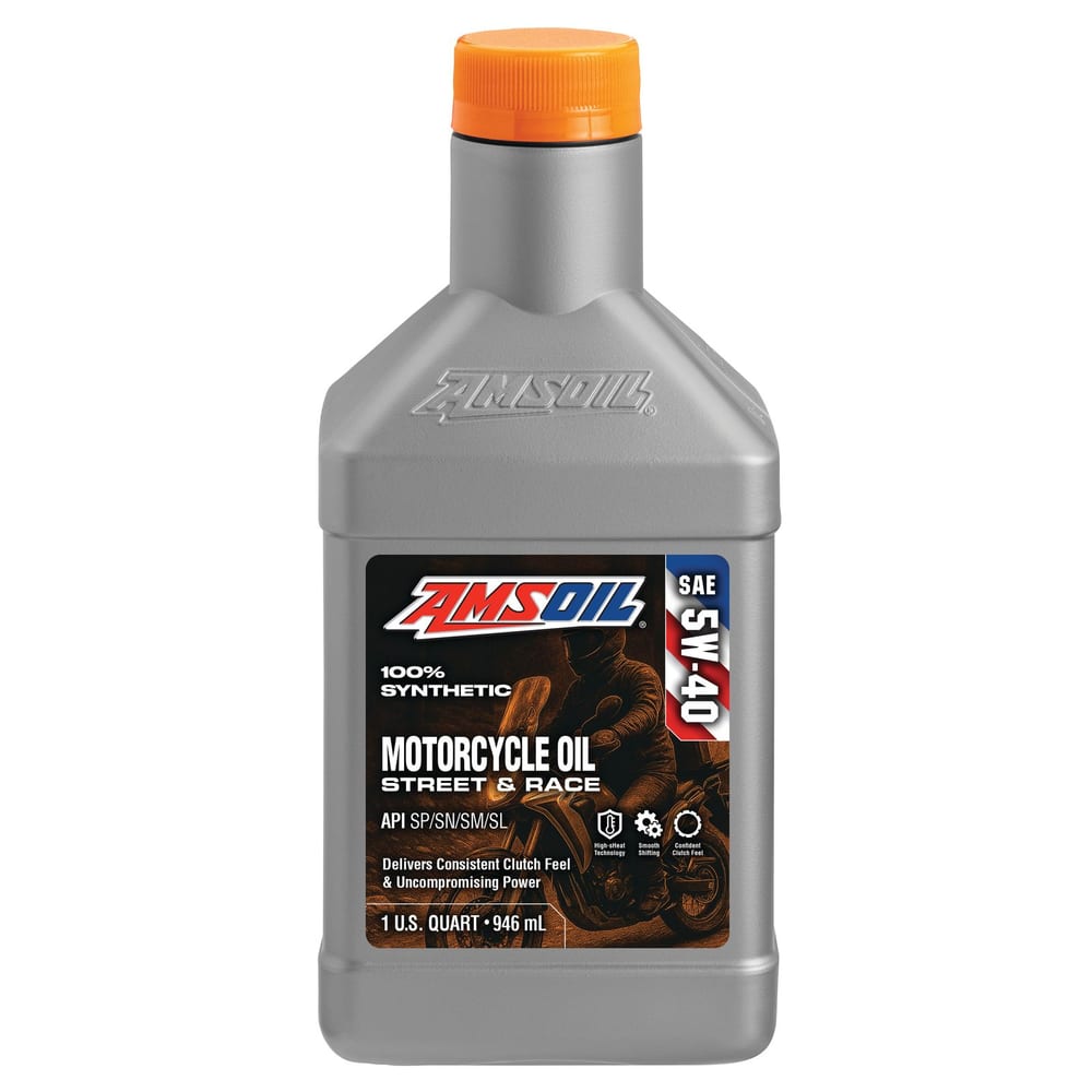 5W-40 100% Synthetic Metric Motorcycle Oil