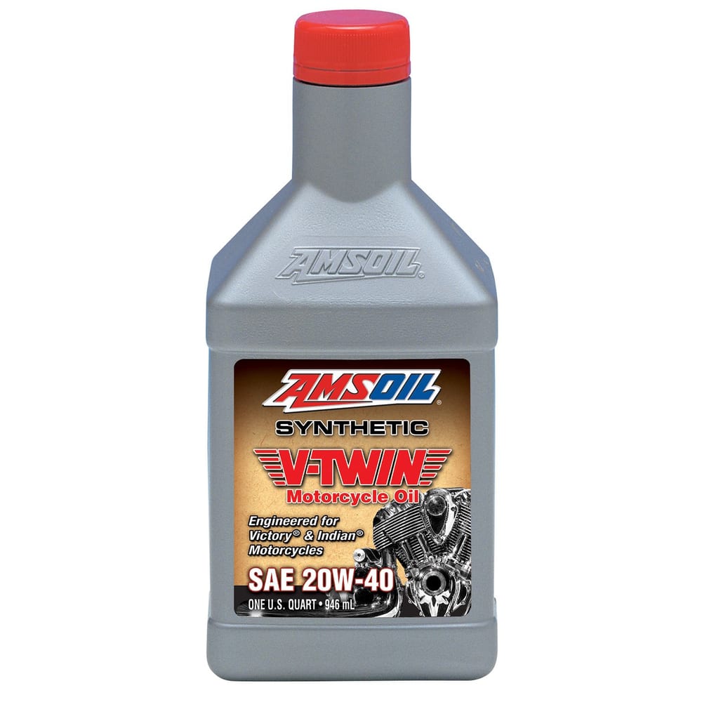 20W-40 100% Synthetic V-Twin Motorcycle Oil