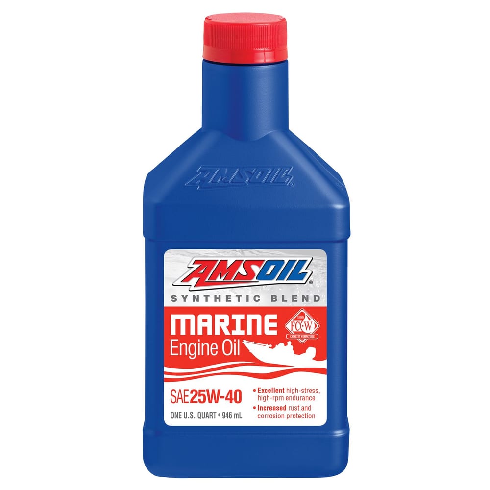 25W-40 Synthetic-Blend Marine Engine Oil